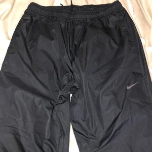 Nike golf nylon sweatpants popper buttons